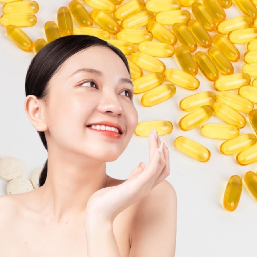 Khi thiếu vitamin E, da thường khô ráp, xỉn màu, dễ mất nước và xuất hiện nếp nhăn sớm.
