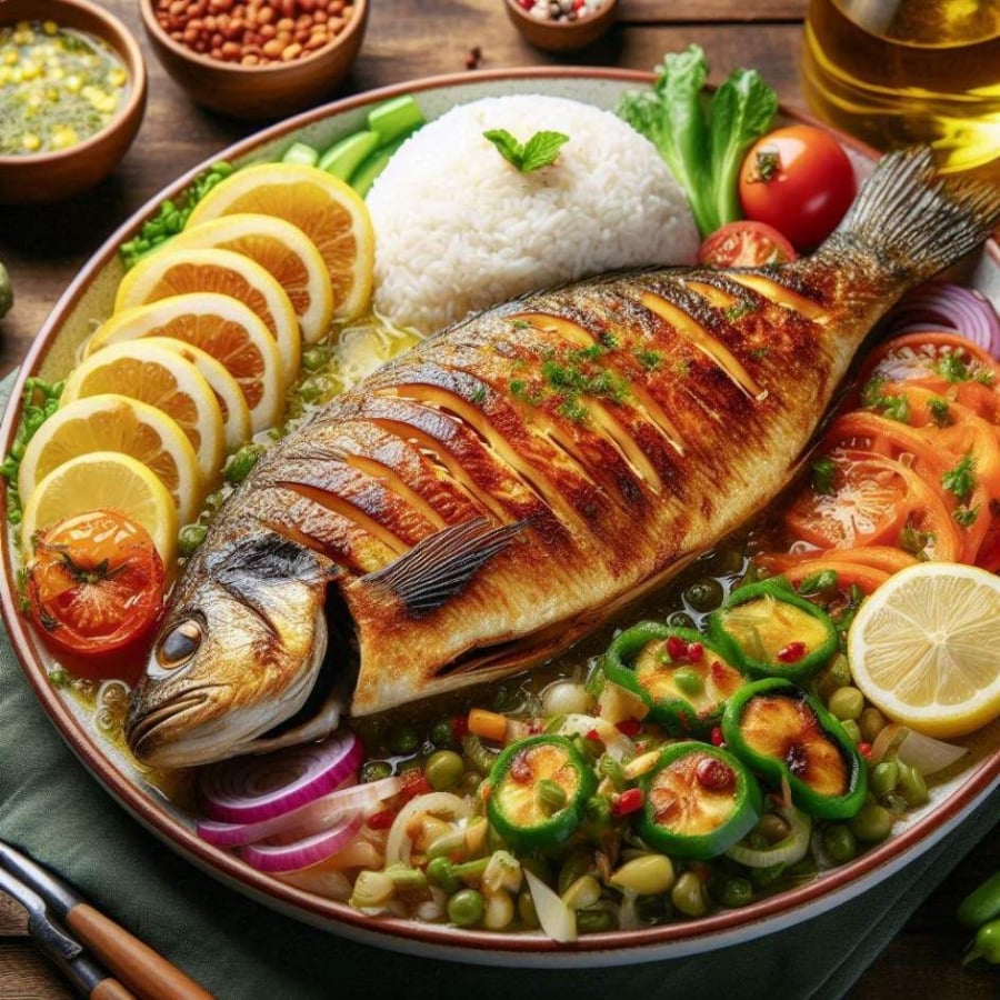 Cá và trái cây chua kết hợp với nhau dễ gây phản ứng không tốt