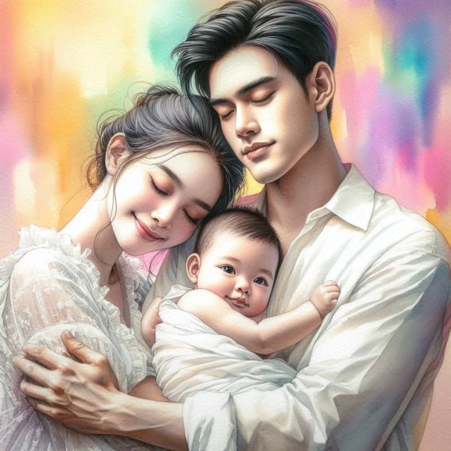 Cha mẹ sẵn sàng với vai trò làm cha mẹ thì cả gia đình sẽ dễ dàng vượt qua những khó khăn, em bé sẽ nhận được cảm giác bình an hơn