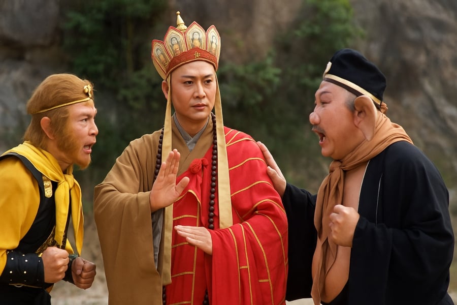 Sự khéo léo và EQ cao giúp Đường Tăng giữ hòa khí, kết nối tập thể vượt qua nghịch cảnh.