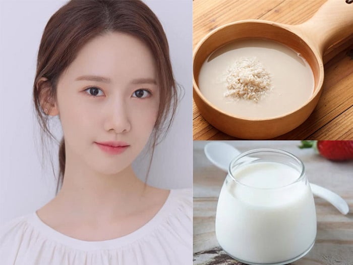 Nếu gạo giúp tái tạo làn da thì sữa chua lại bổ sung khả năng bảo vệ