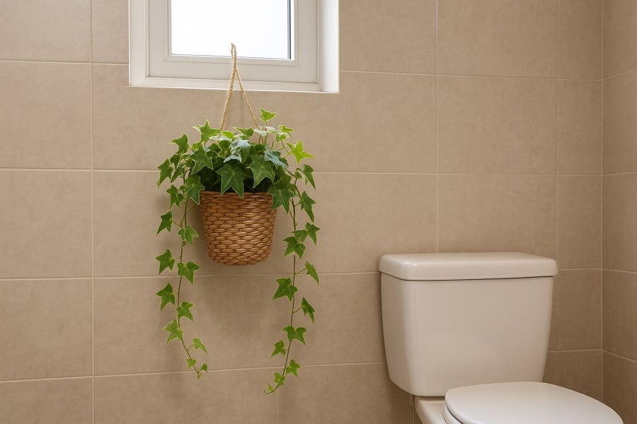 Thường xuân không chỉ trang trí đẹp mà còn hút khí độc và hạn chế nấm mốc.