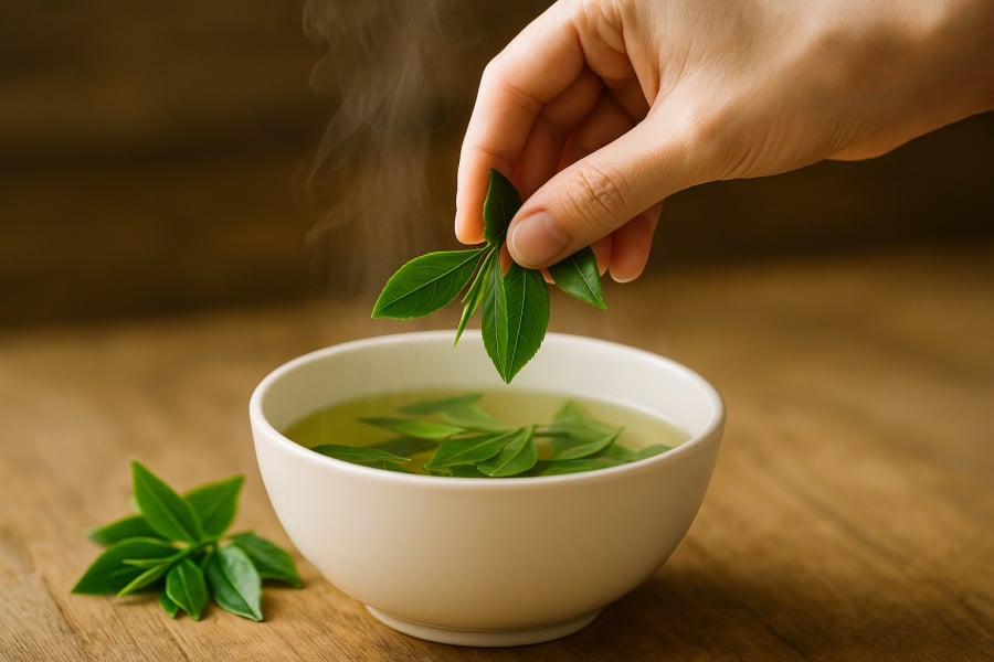 Trà xanh – nguyên liệu quen thuộc trong bếp lại có thể trở thành “bí quyết” phục hồi tóc khô xơ.