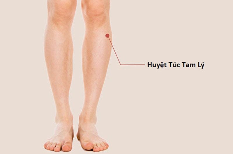 Huyệt tam túc lý giúp lưu thông khí huyết tức thì