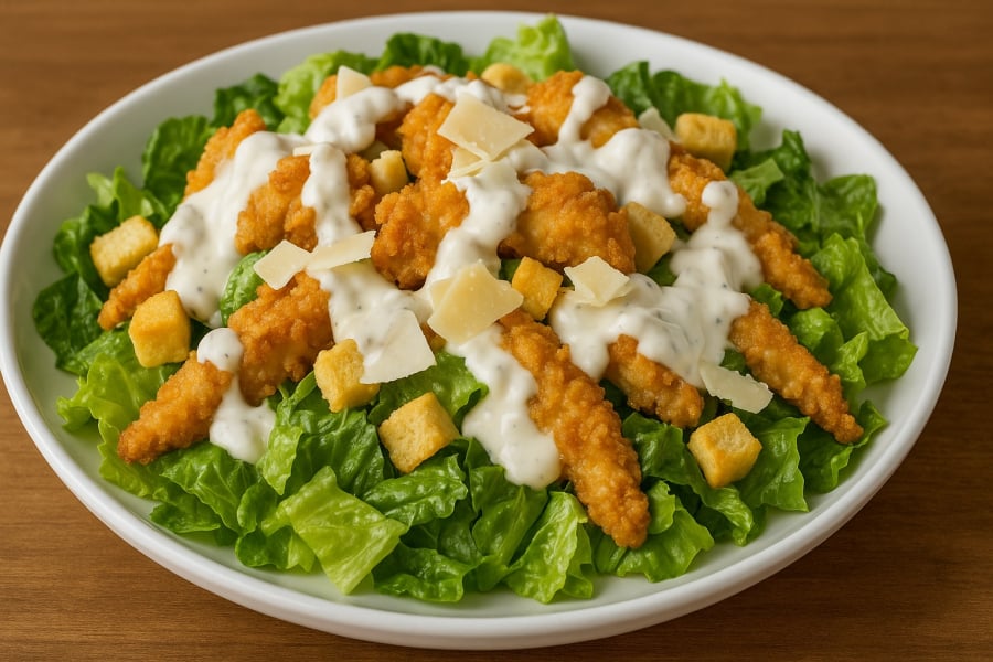 Salad “giả lành mạnh” với topping giàu calo có thể khiến vòng eo bạn to ra mỗi tối.