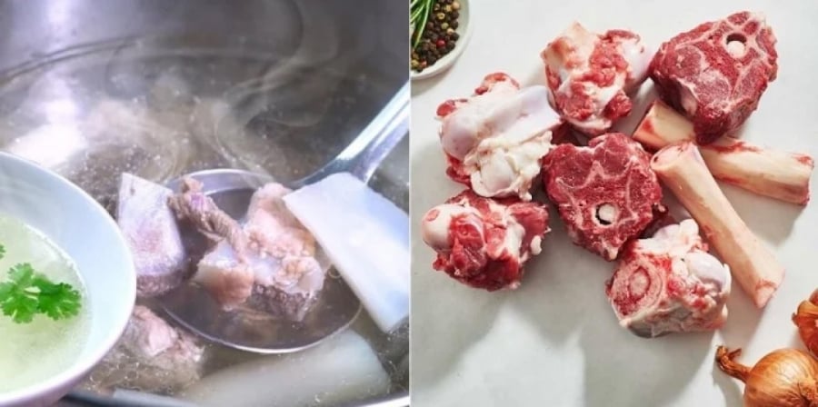 cách hầm canh xương ngọt nước