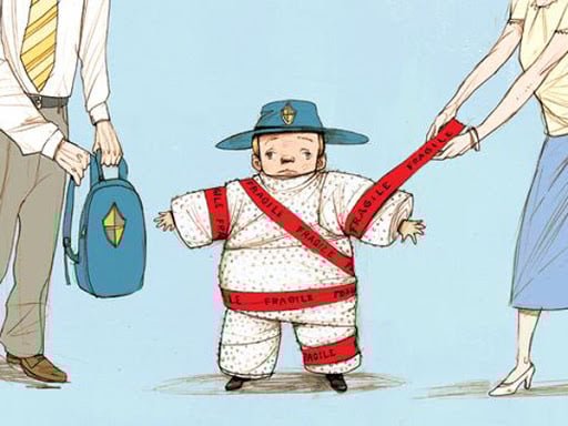 Cha mẹ càng làm thay con nhiều việc thì con càng không thể tự lực
