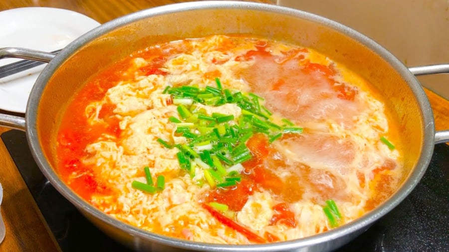 Cách nấu canh trứng cà chua vừa bổ vừa không tanh