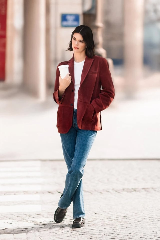 Chỉ với vài chi tiết đơn giản, bộ trang phục trở nên trẻ trung, hút mắt và chuẩn “high fashion”.