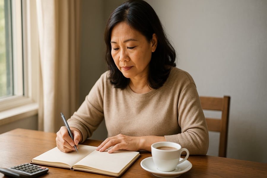 Kiểm soát chi tiêu mỗi tháng – thói quen nhỏ nhưng giúp tôi tự do tài chính và an tâm hơn với tương lai.