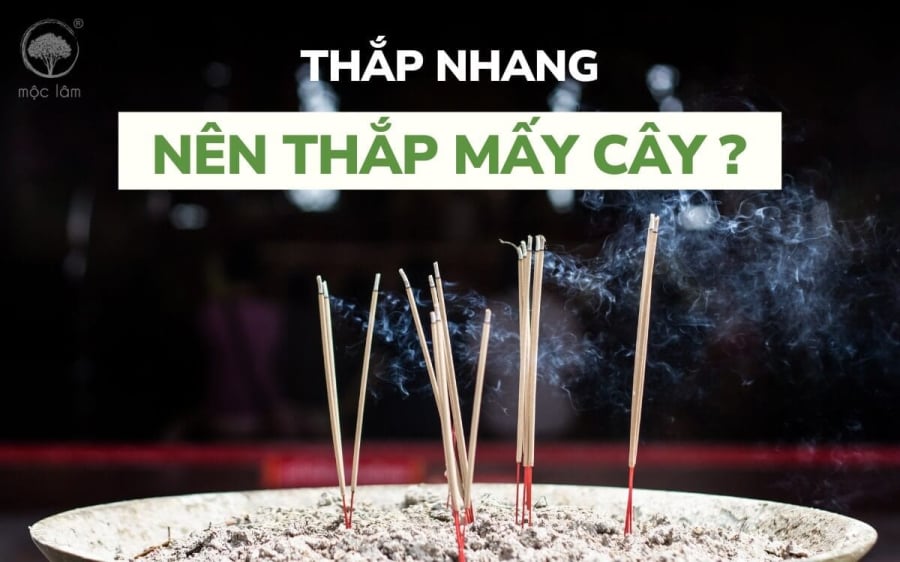 Thắp hương mấy cây nhang mới đúng