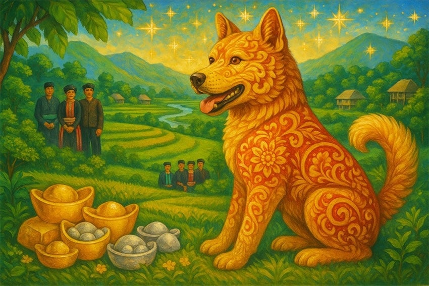 Tuổi Tuất là con giáp điển hình cho hình mẫu “ngoài cứng trong mềm”.