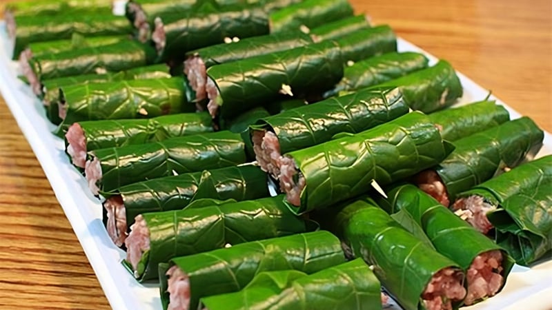 Chả lá lốt nhìn muốn ăn ngay
