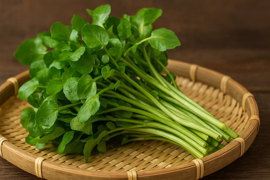 Rau cải xoong – loại rau dân dã của Việt Nam được CDC Mỹ xếp hạng bổ dưỡng nhất thế giới.