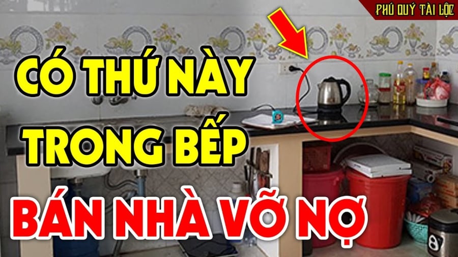 Bếp đặt kiểu này sớm ngày lụi bại, gia chủ muốn tốt phải kê lại ngay
