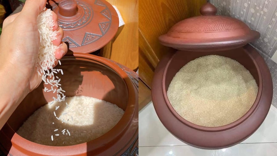Theo quan niệm phong thuỷ, thùng gạo thích hợp với các vị trí nằm ở hướng Tây Nam hoặc Đông Bắc của căn nhà.