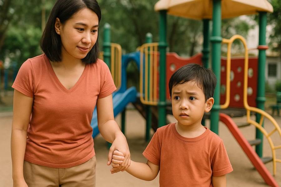Khi bố mẹ bao bọc quá mức, con dần đánh mất sự tự tin và khả năng tự lập.