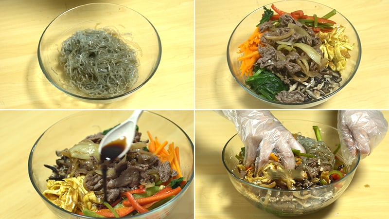 Trộn miến thịt bò