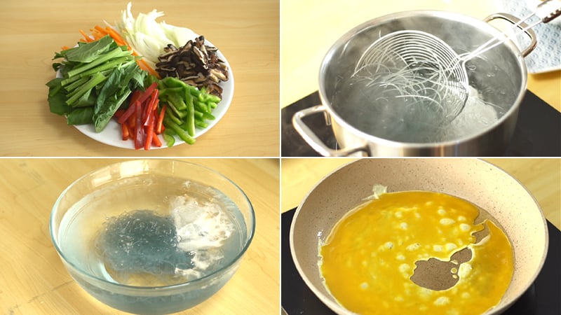 Sơ chế các nguyên liệu