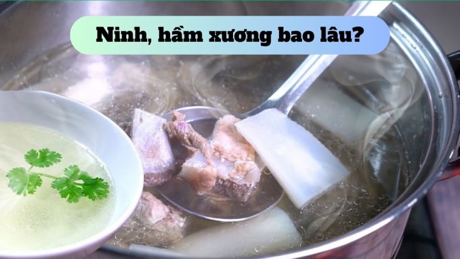 Cách hầm canh xương trong veo ngon ngọt nước