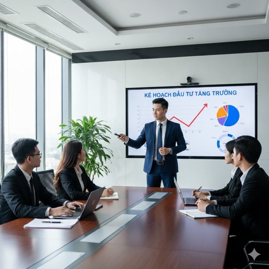 Cơ hội nghề nghiệp rộng mở cho cử nhân Kinh tế đầu tư trong doanh nghiệp và tổ chức tài chính.