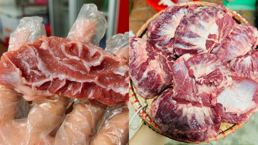 Thịt má đào là một trong những phần thịt ngon nhất của con lợn.