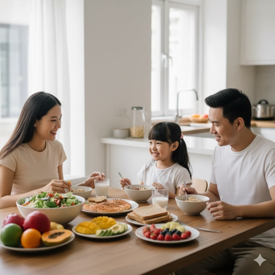 Chế độ ăn thanh đạm, hạn chế dầu mỡ và đường là chìa khóa giữ mạch máu khỏe mạnh suốt đời.