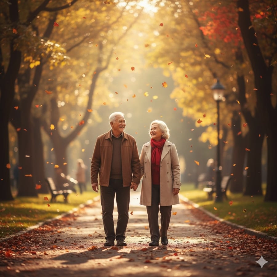 Giữ lửa gia đình và buông bỏ chấp niệm – bí quyết để sống an vui sau tuổi 55.