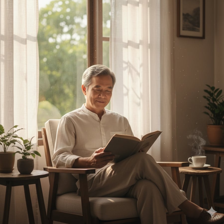 Học cách hòa giải với chính mình giúp tuổi già nhẹ nhõm và tự tại hơn