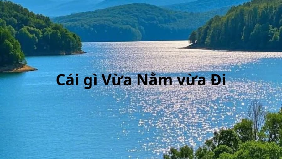 Cái gì vừa nằm vừa đi?