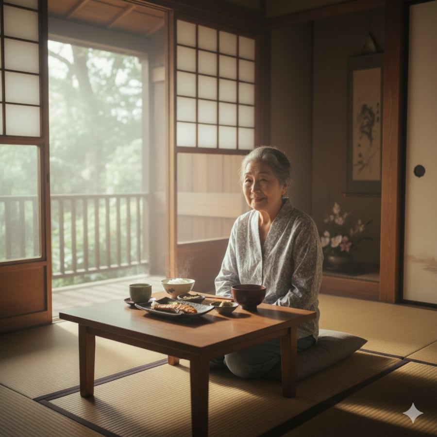 Bữa ăn thanh đạm, cân bằng dinh dưỡng và thói quen uống trà xanh là nền tảng tuổi thọ đáng kinh ngạc của người Nhật.