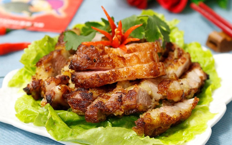 Ướp thịt nướng ngon giòn bì