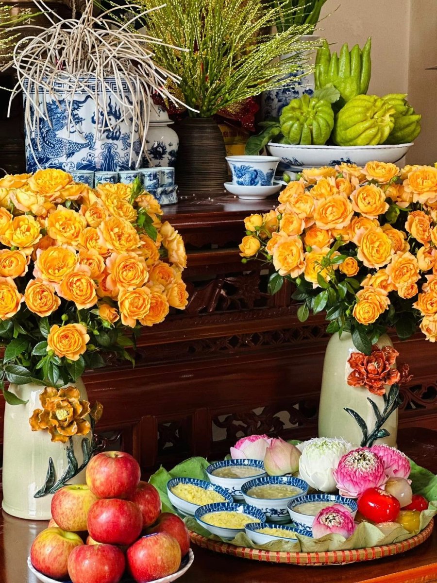 Hoa cúng tươi lâu biểu thị cho phong thủy tốt