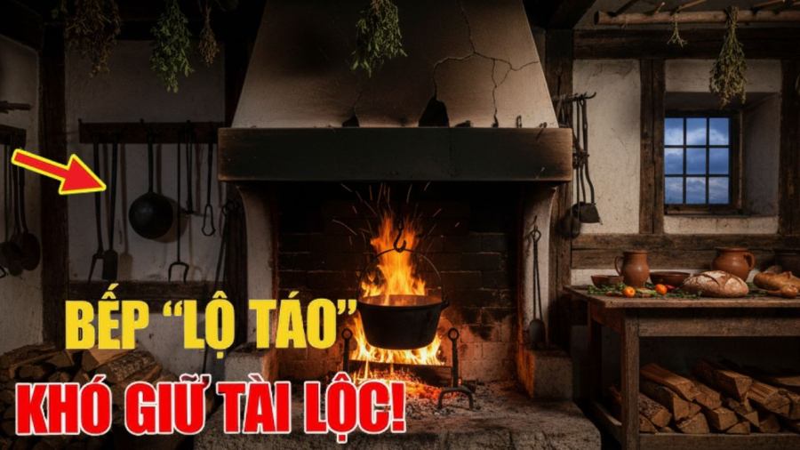 Kê bếp kiểu này sớm ngày lụi bại, gia chủ muốn thoát phải đặt lại ngay