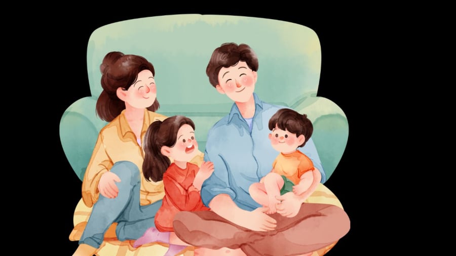 Khi gia đình thiếu tiếng cười đùa, chia sẻ là lúc gia đình sa sút