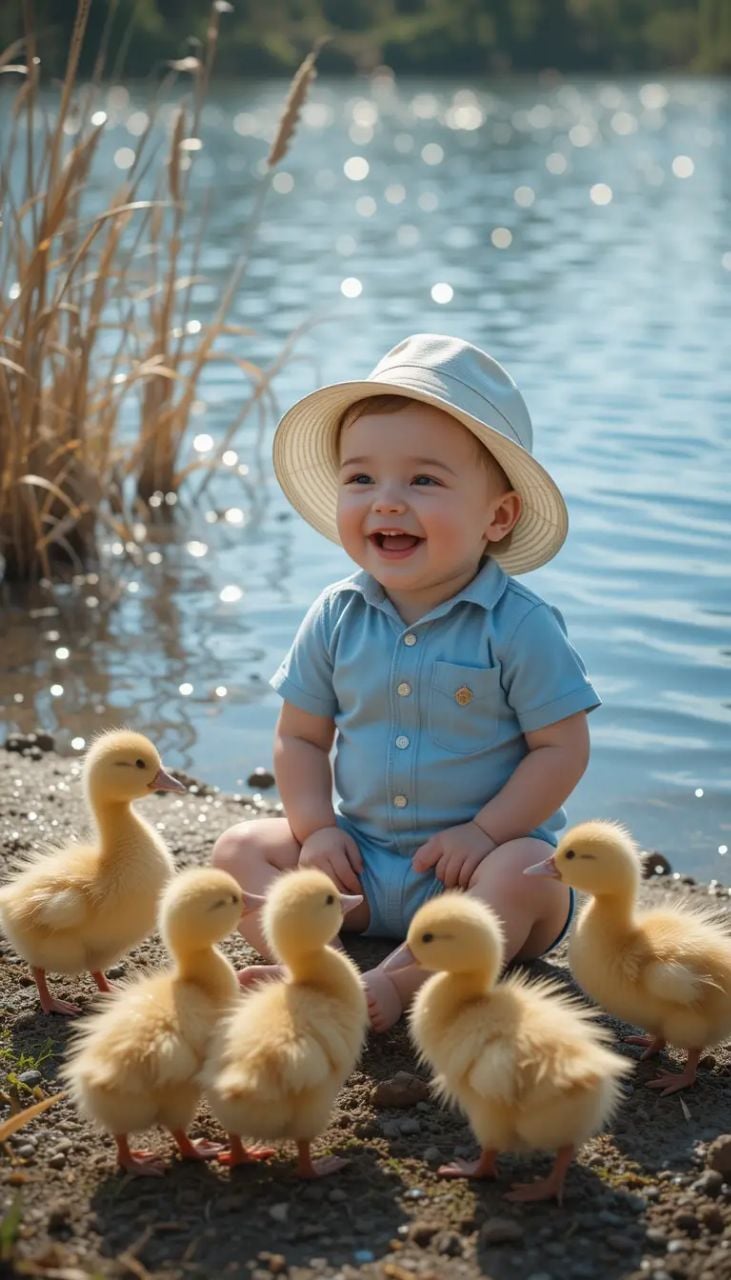 Trẻ nhỏ hồn nhiên tới nhà xua đi năng lượng tiêu cực