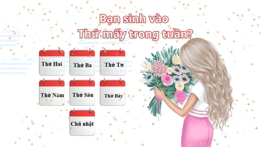 Mỗi ngày trong tuần có một năng lượng khác nhau, bạn sinh vào thứ mấy?