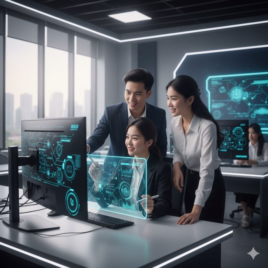 Sinh viên Việt Nam chuẩn bị hành trang cho kỷ nguyên chuyển đổi số – cơ hội nghề nghiệp rộng mở trong lĩnh vực công nghệ và phân tích dữ liệu.