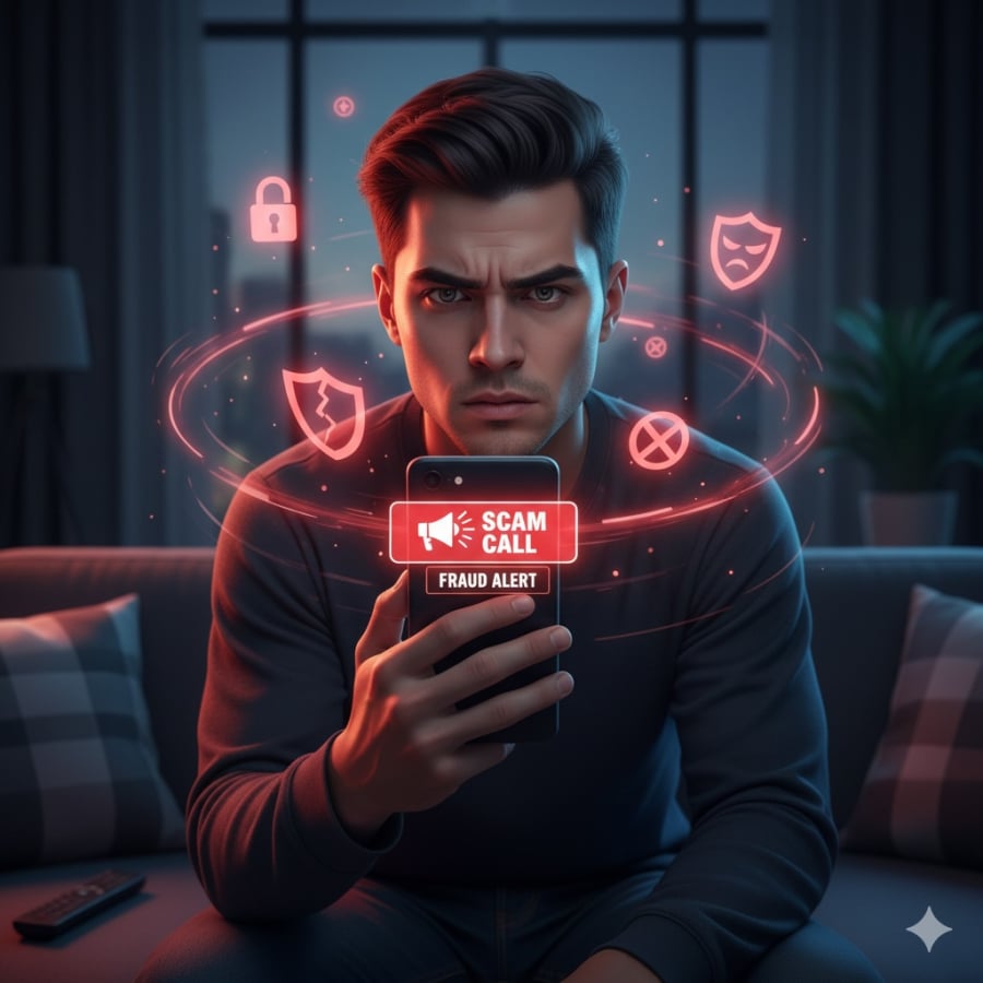 Cẩn trọng với các cuộc gọi lạ giả danh ngân hàng, công an hoặc điện lực để lừa đảo chiếm đoạt tài sản.