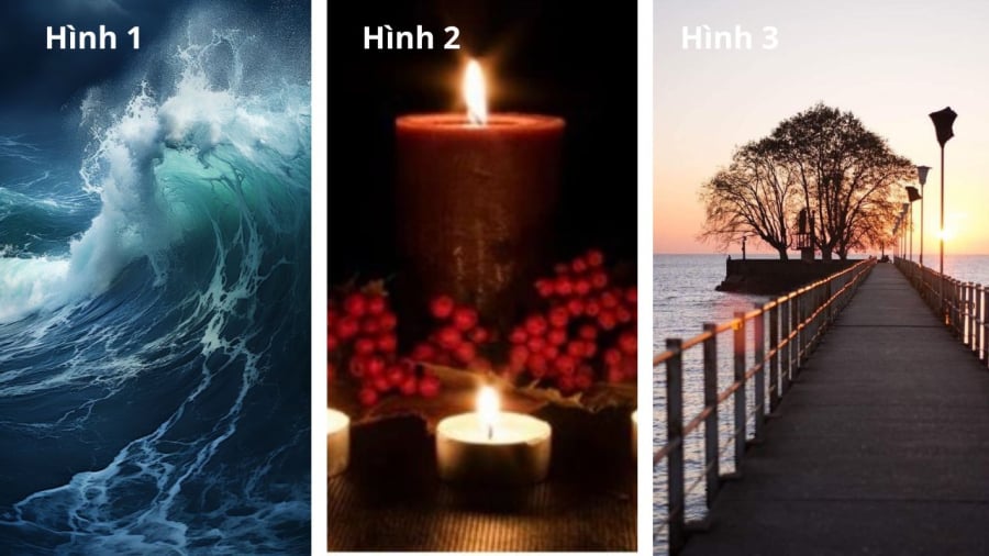 Hình ảnh nào thu hút bạn nhất trong số 3 hình này?