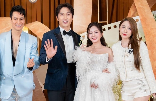 Quỳnh Nga  và Việt Anh hiếm hoi cùng xuất hiện sau tin đồn đi khám thai  