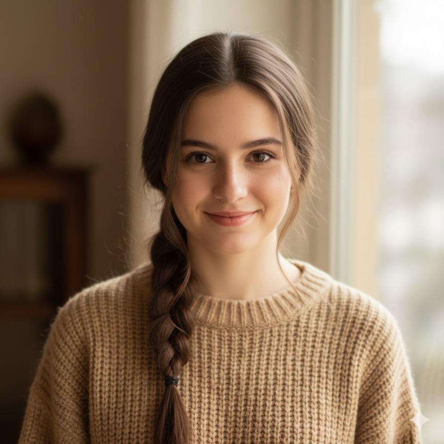 Tóc tết giúp giữ tóc gọn, nổi bật nữ tính và thanh lịch, hoàn hảo cho mùa đông.