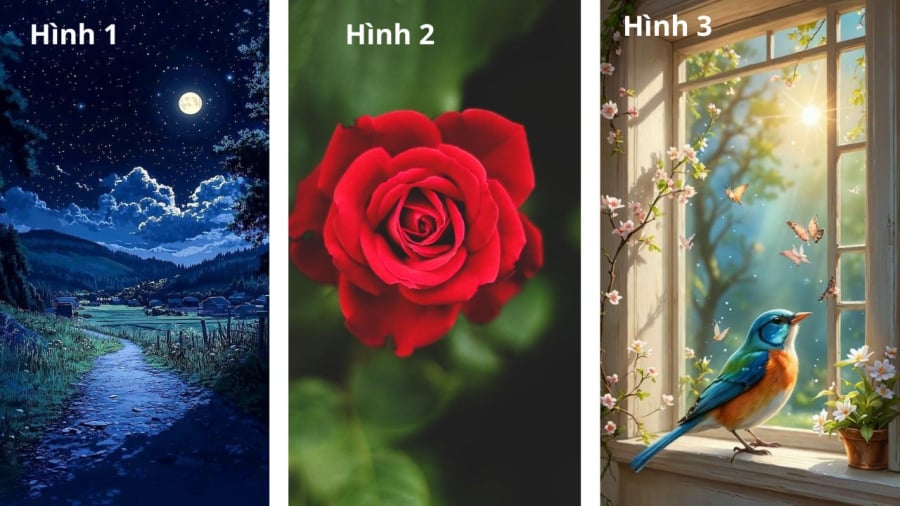 Hình ảnh nào thu hút bạn nhất?