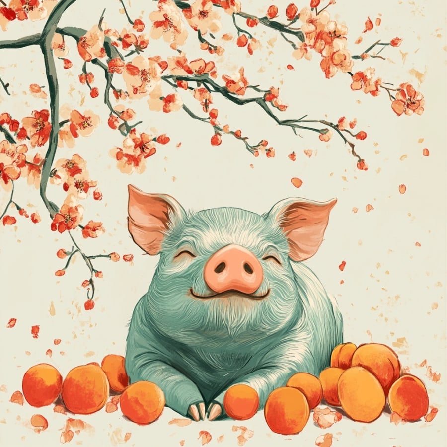 Tuổi Hợi là biểu tượng của sự hiền lành, phúc hậu và luôn được trời đất ưu ái.