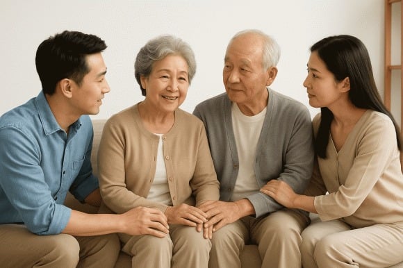 Chăm cha mẹ là câu chuyện thực tế – có chi phí, có ra vào tiền bạc: viện phí, thuốc men, người chăm, ăn uống, sinh hoạt.