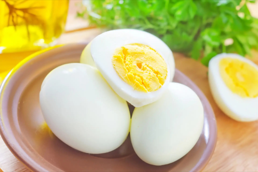 Trứng luộc được đánh giá cao. Ảnh minh họa