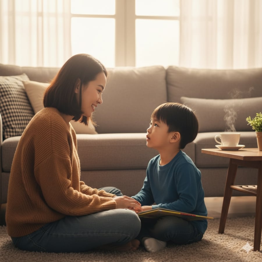 Khi con vòi vĩnh, hãy biến cuộc đối thoại thành cơ hội dạy con hiểu giá trị đồng tiền.