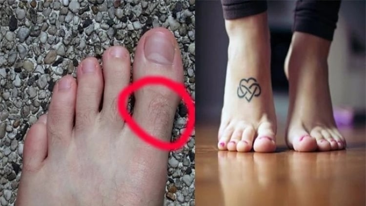 Theo nhân tướng học, ngón chân mà mọc lông thì người đó có khí cường dương, tinh lực dồi dào, khỏe mạnh sung mãn. (Ảnh minh họa)