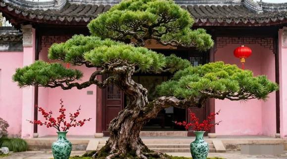 Nhiều gia chủ trồng cây hai bên lối vào chính hoặc trong sân, vừa làm đẹp không gian vừa tượng trưng cho sự nghiệp kinh doanh ổn định và dòng tiền liên tục chảy về.    