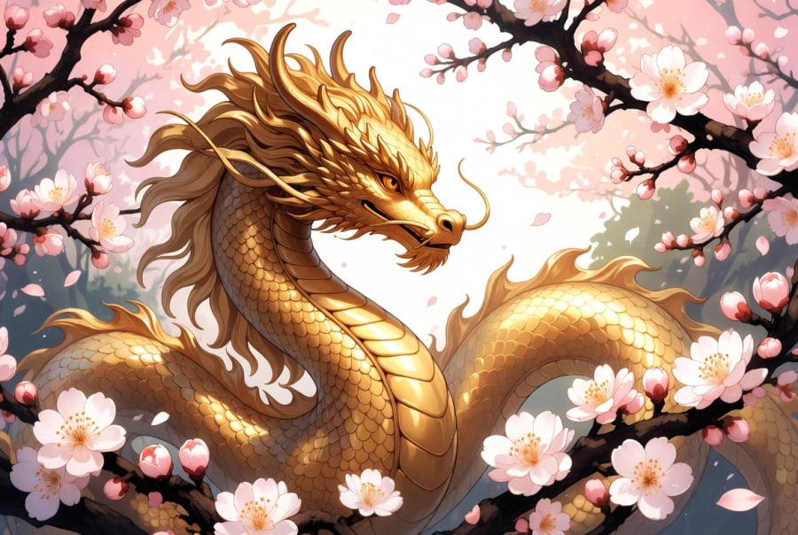 Tuổi Thìn mang bản mệnh Rồng – biểu tượng của quyền lực và may mắn